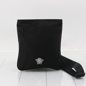 NWT Versace Nylon Messenger Bag
